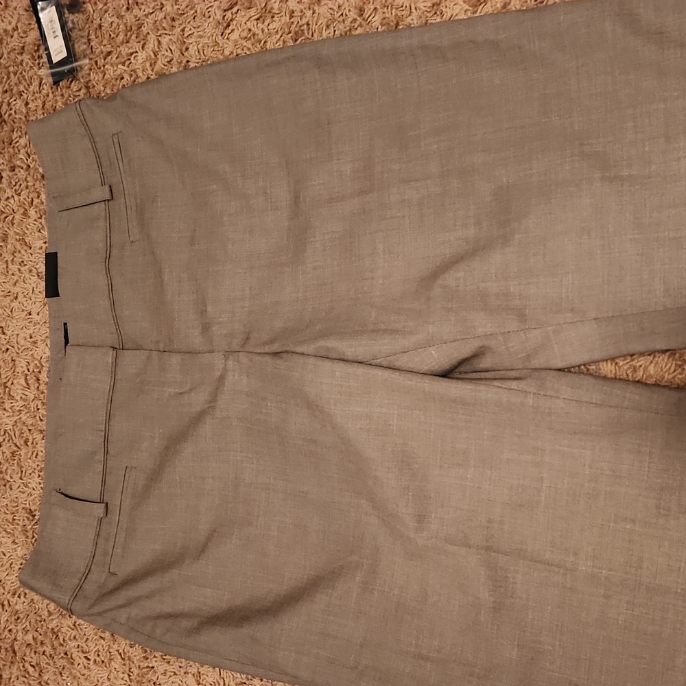 NWT Apt. 9 Heather Taupe Trousers Size 16 Short - Picture 8 of 9